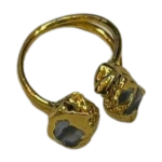 Havlit Üçlü Doğaltaş Ayarlanabilir Yüzük – Sakinlik, Zarafet ve Denge - Görsel 2