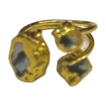 Havlit Üçlü Doğaltaş Ayarlanabilir Yüzük – Sakinlik, Zarafet ve Denge