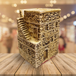 Harput Elazığ Evleri Kalemlik – Polyester Masaüstü Dekor Çift Pencereli Tasarım | Nostaljik Hediyelik - Görsel 3