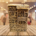 Harput Elazığ Evleri Kalemlik – Polyester Masaüstü Dekor Çift Pencereli Tasarım | Nostaljik Hediyelik - Görsel 5